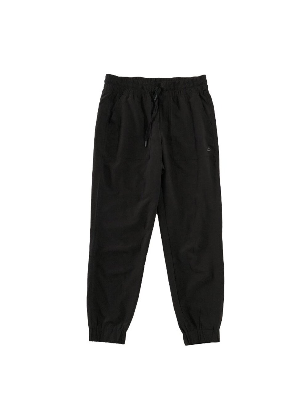 Avalanche Windbreaker Pants Womens Sz M Black High Rise Elastic Waist Drawstring